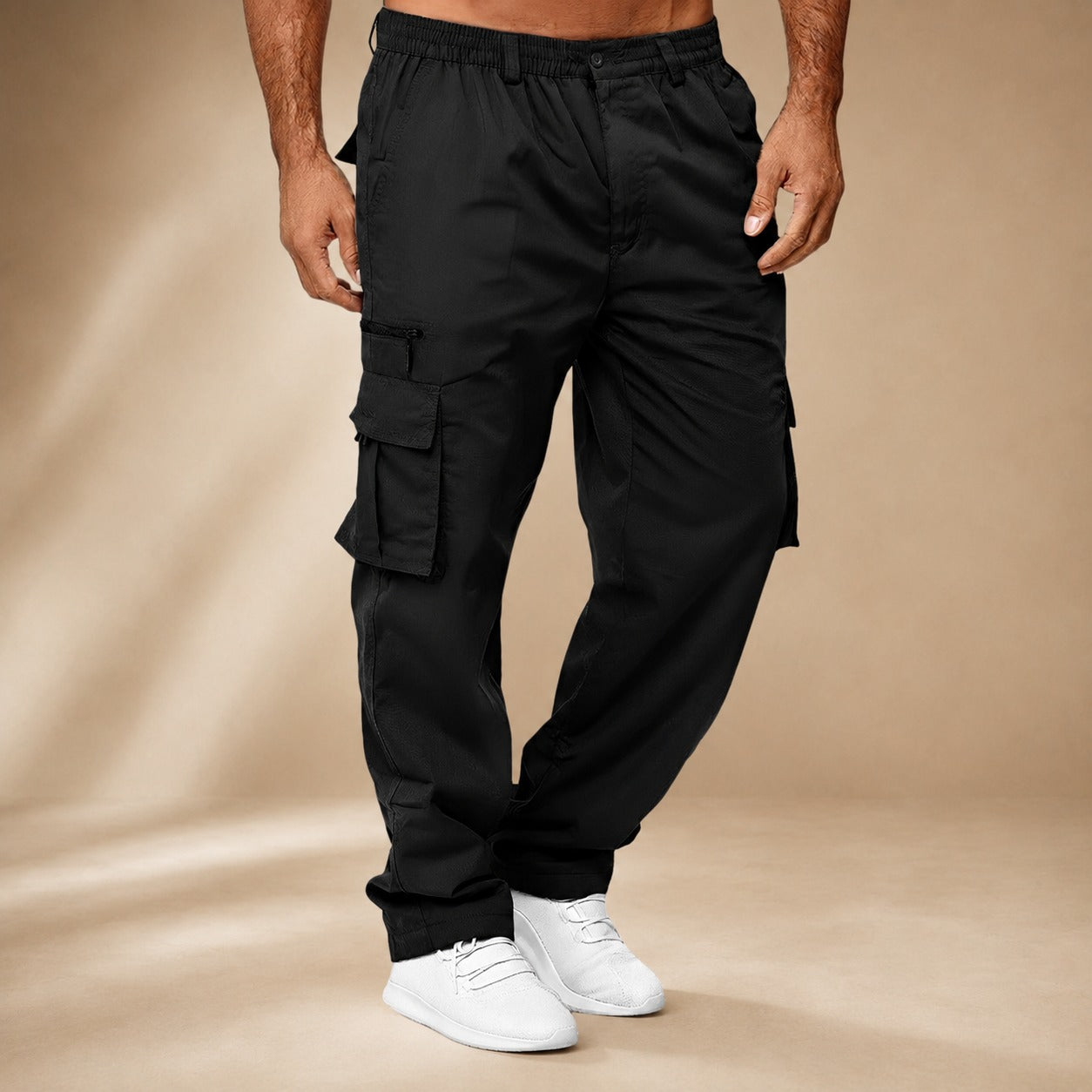 Brody - Weit geschnittene, lockere Cargo-Hosen