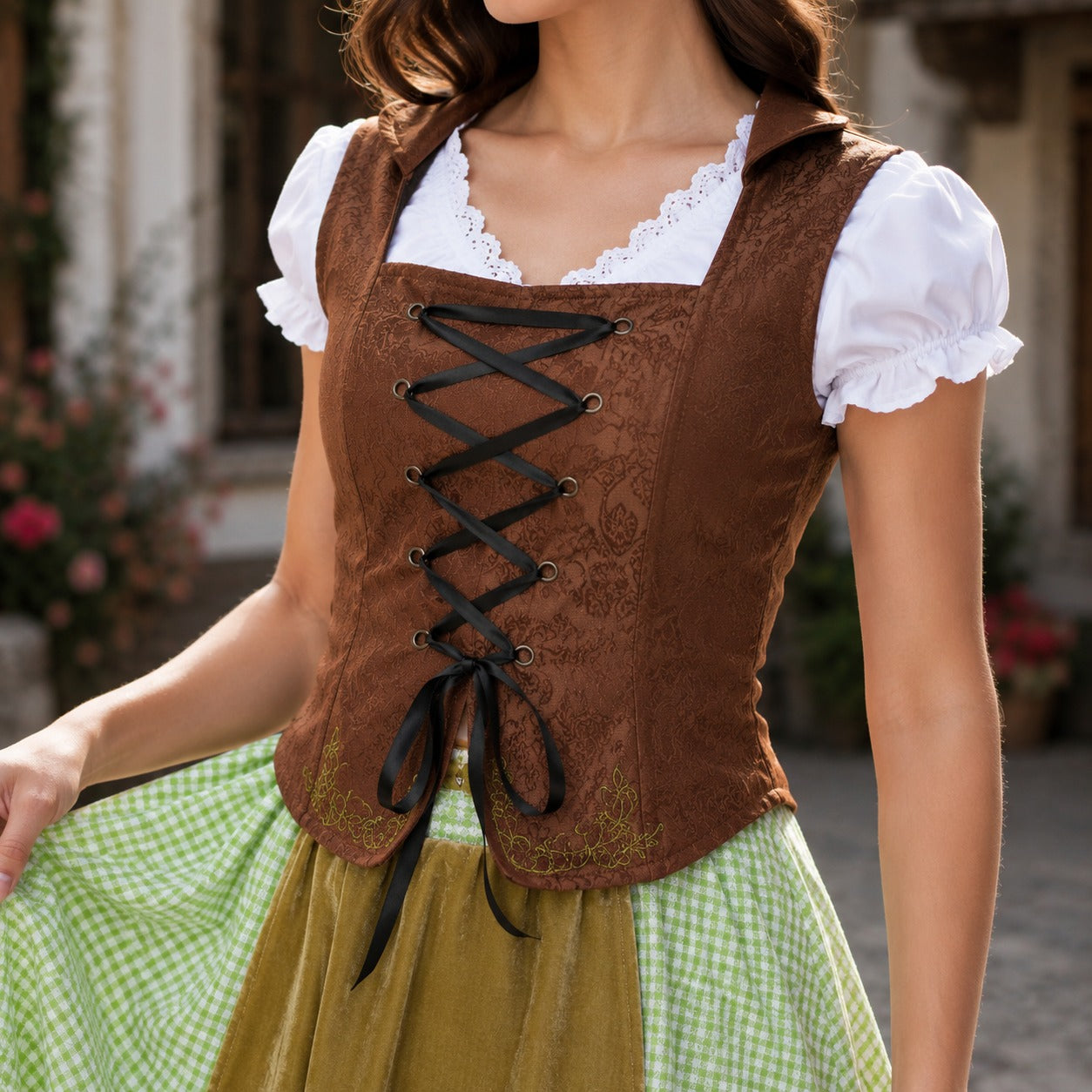 Massey - Bequemes Festtags-Midikleid für das Oktoberfest