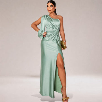 Marianne - Stilvolles Kleid mit asymmetrischem Schulter-Design