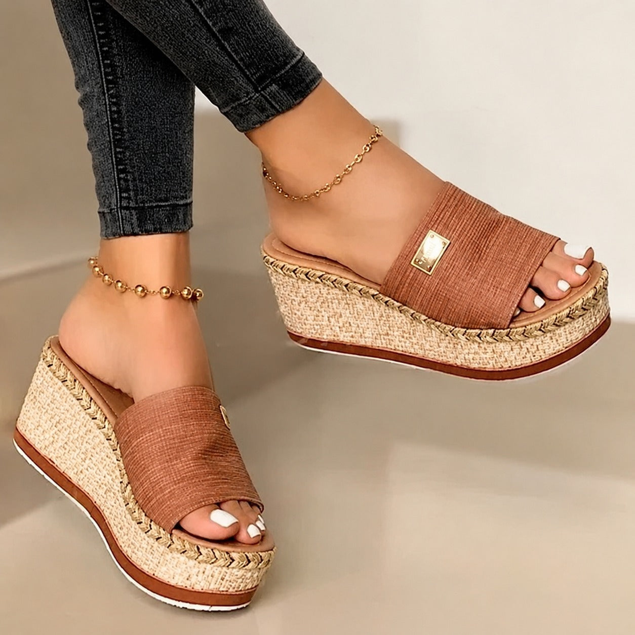 Camilla - Elegante hohe Plattform-Sandalen