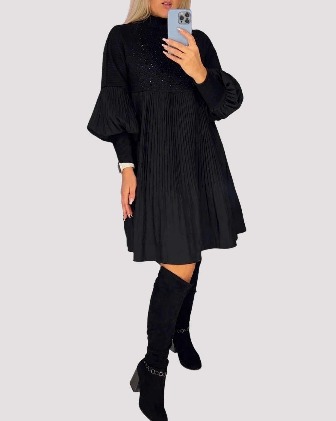 Daisy - Stilvolles Kleid mit großzügigen Ärmeln