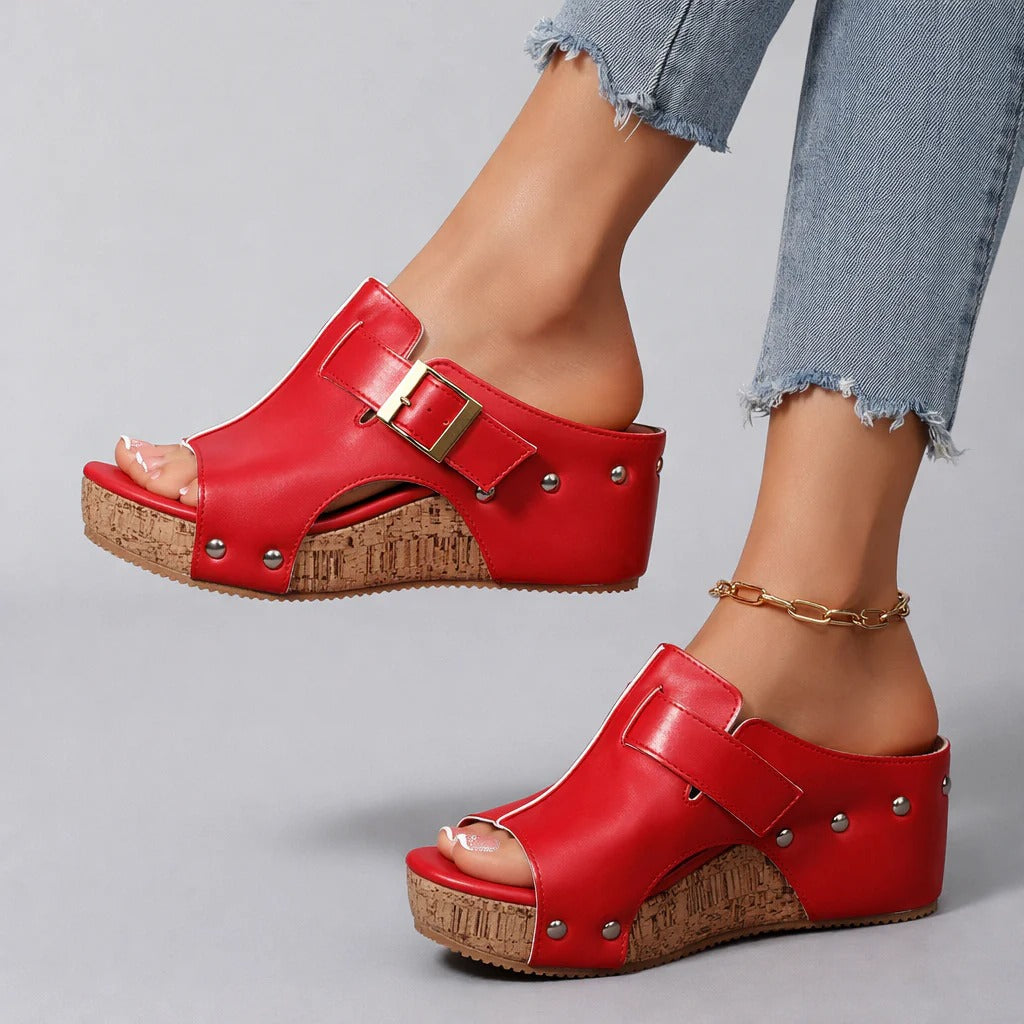 Albie - Modische Plateausandalen