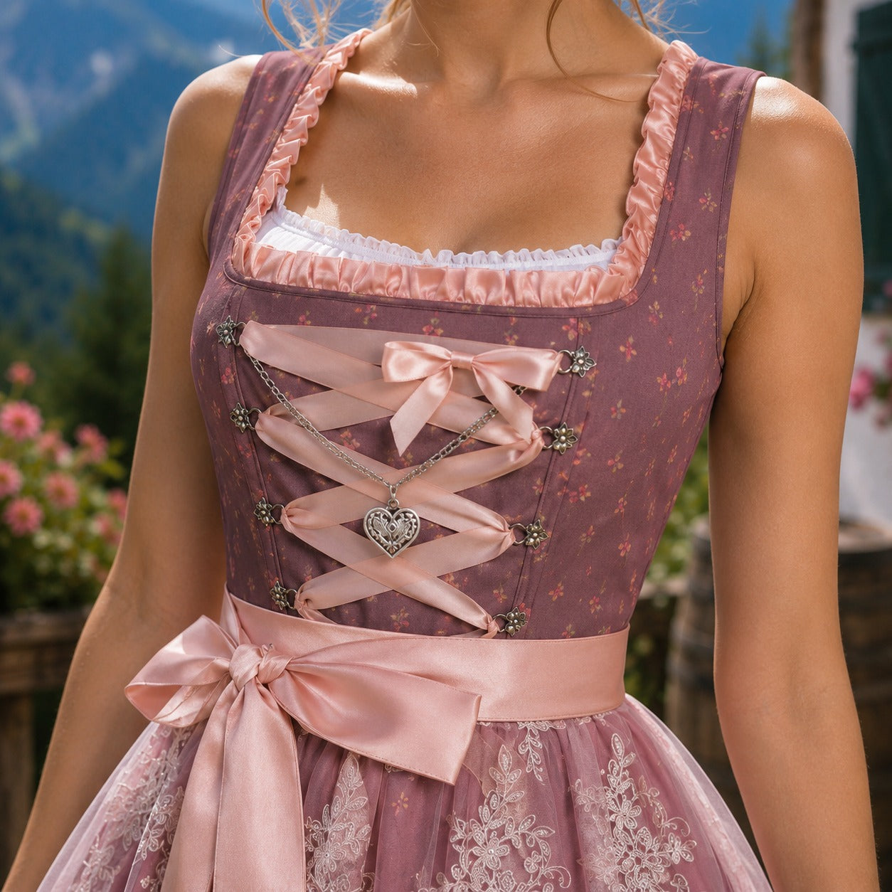 Emily - Bequemes, festliches Oktoberfest-Kleid