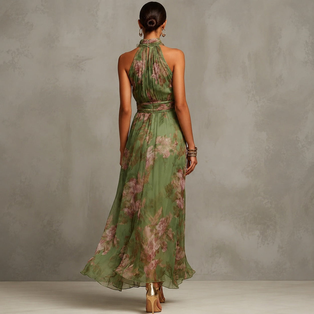 Emelia - Elegantes Boho-Maxikleid