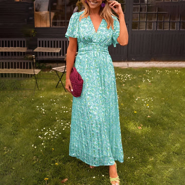 Ophelia - Anmutiges V-Ausschnitt-Kleid