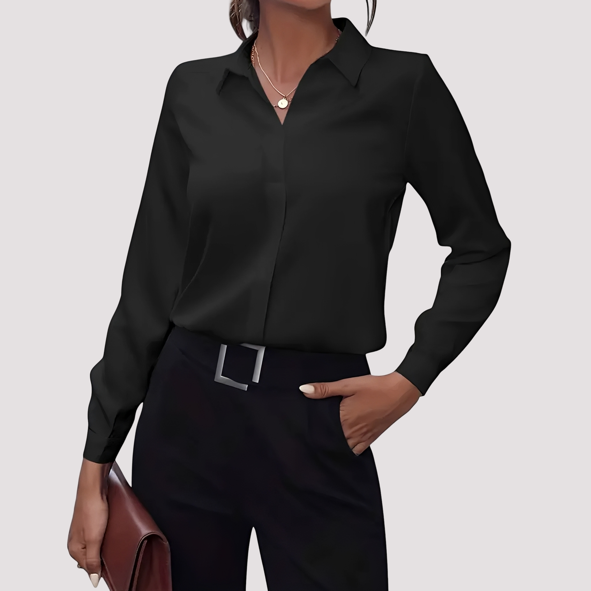 Alisa - Elegantes Hemd mit Knöpfen