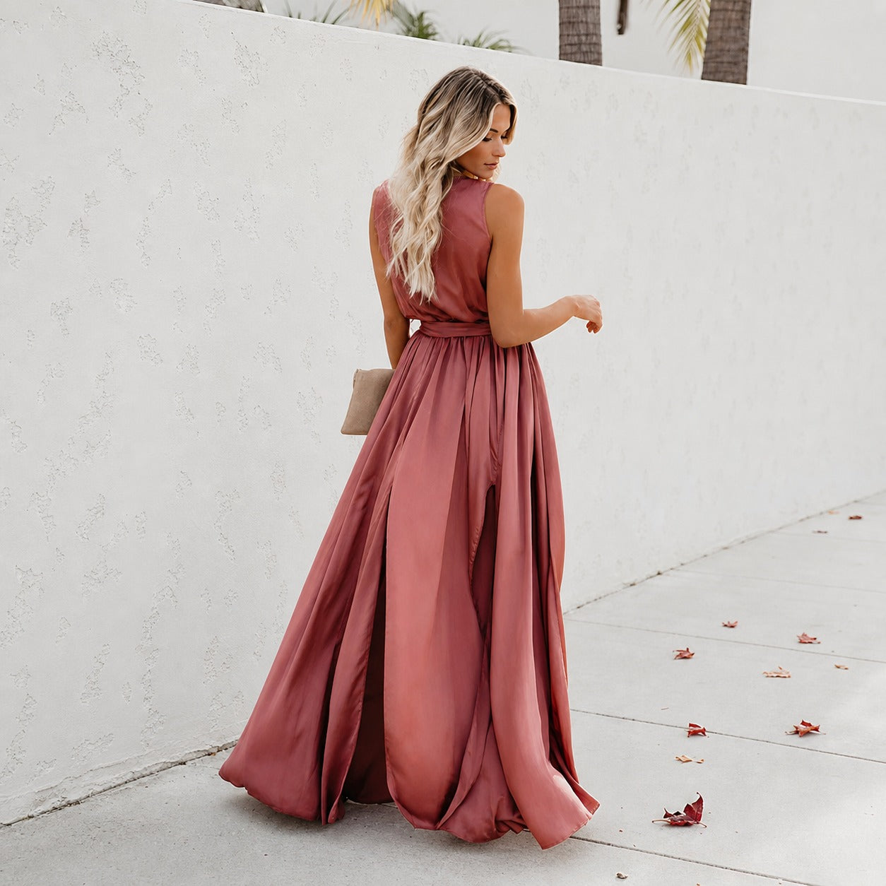 Kareem - Komfortables Maxikleid mit Gurt