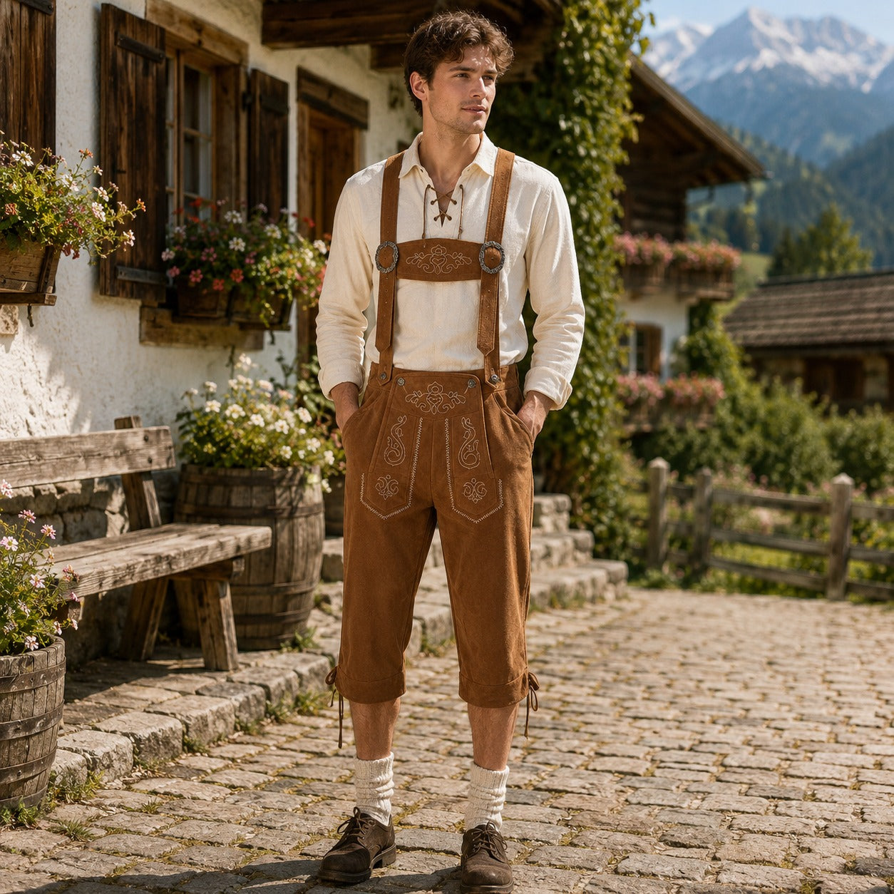 Blake - Traditionelle Oktoberfest-Bermuda-Shorts für festliche Anlässe