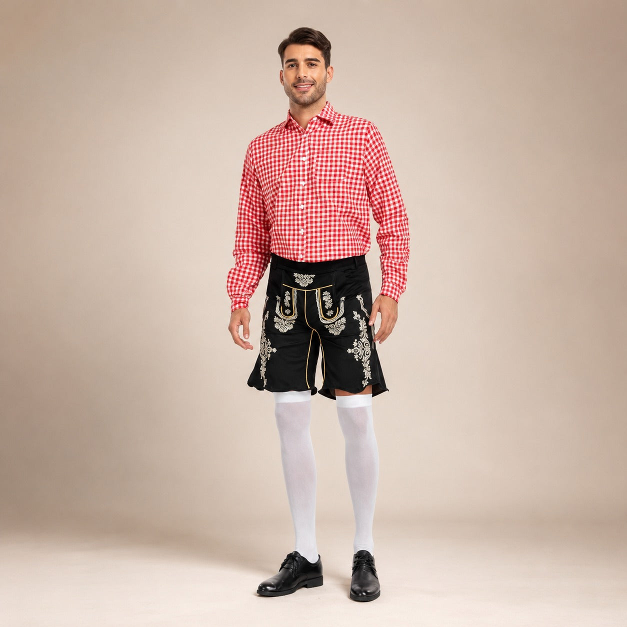 Alexis - Stilvolles Hemd mit Karomuster fürs Oktoberfest