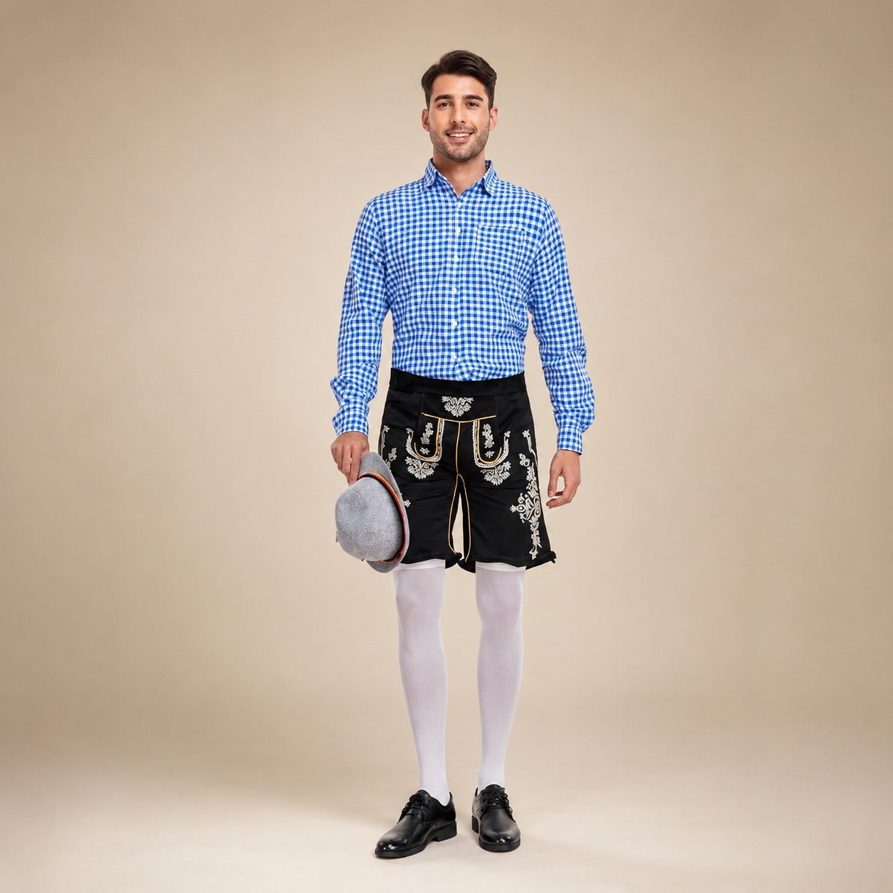 Alexis - Stilvolles Hemd mit Karomuster fürs Oktoberfest