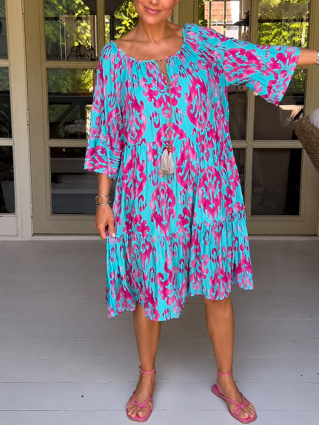 Jamie - Kleid mit großzügigen, eleganten Ärmeln