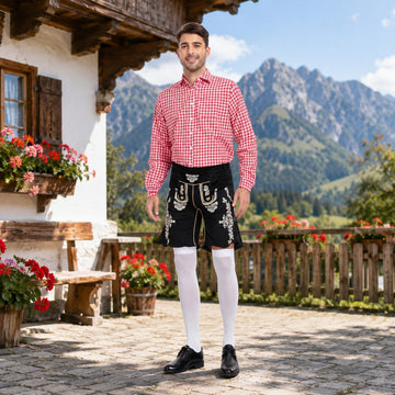 Alexis - Stilvolles Hemd mit Karomuster fürs Oktoberfest