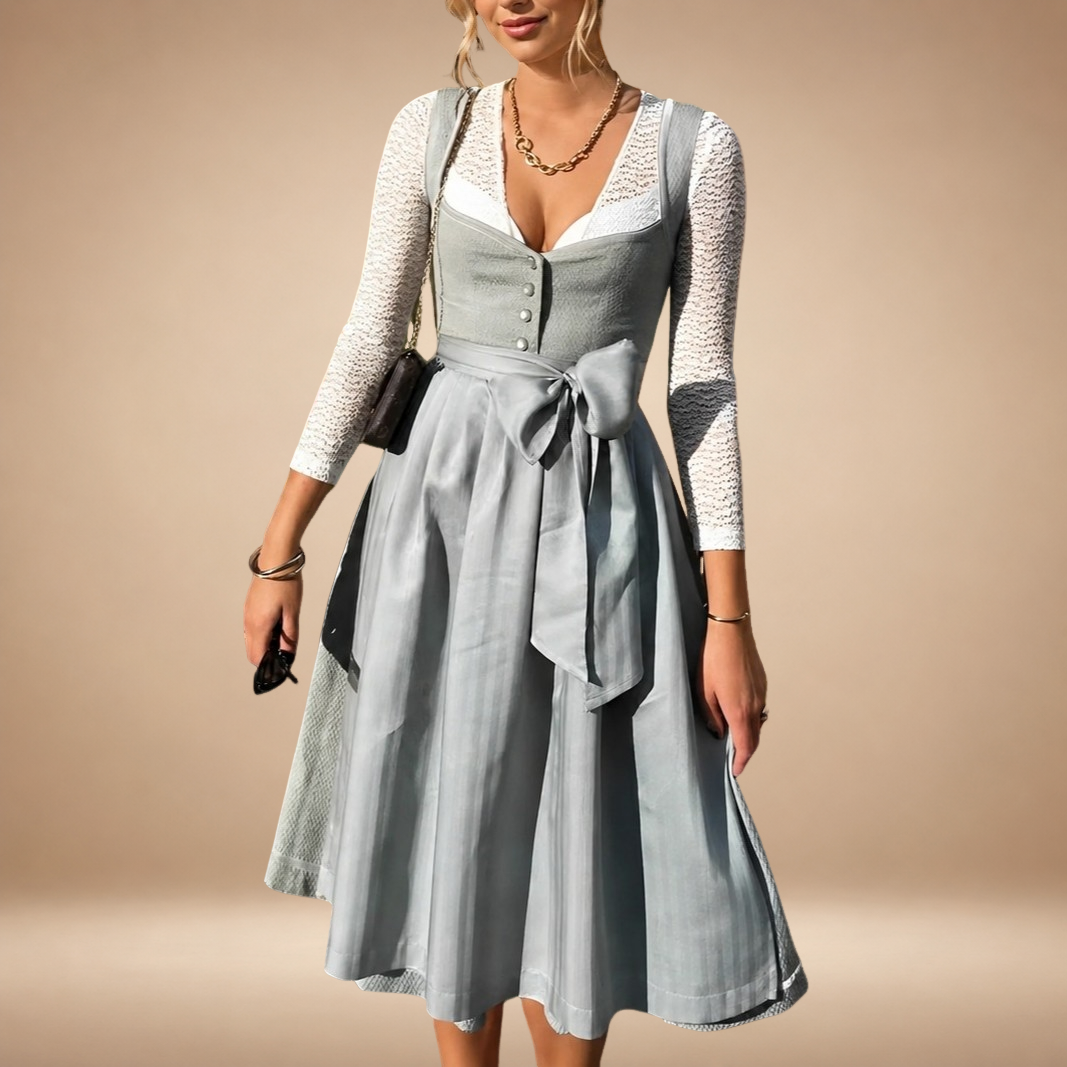 Farah - Stilvolles Oktoberfestkleid mit Schleife