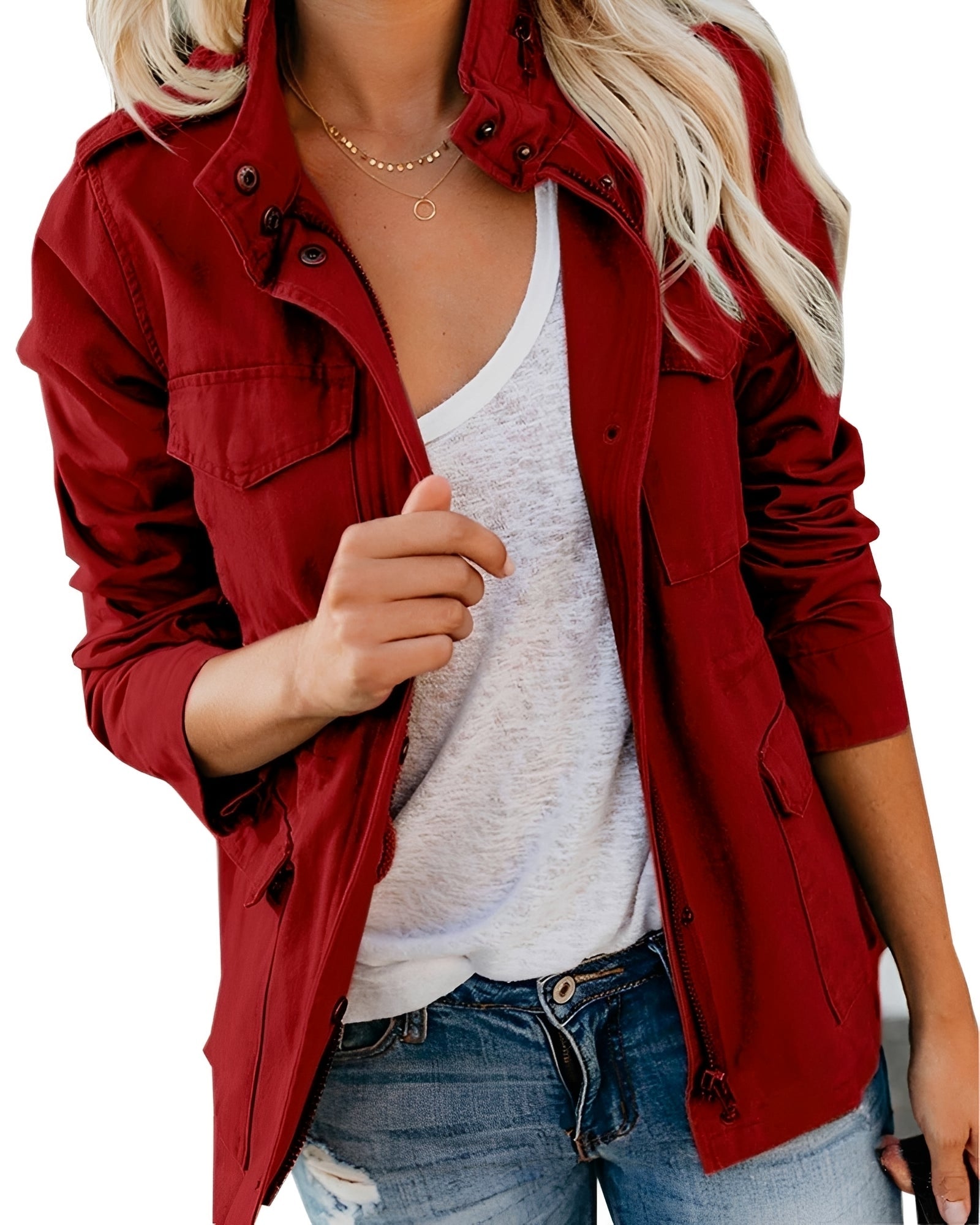 Elodie - Stylische Jacke mit Taschen