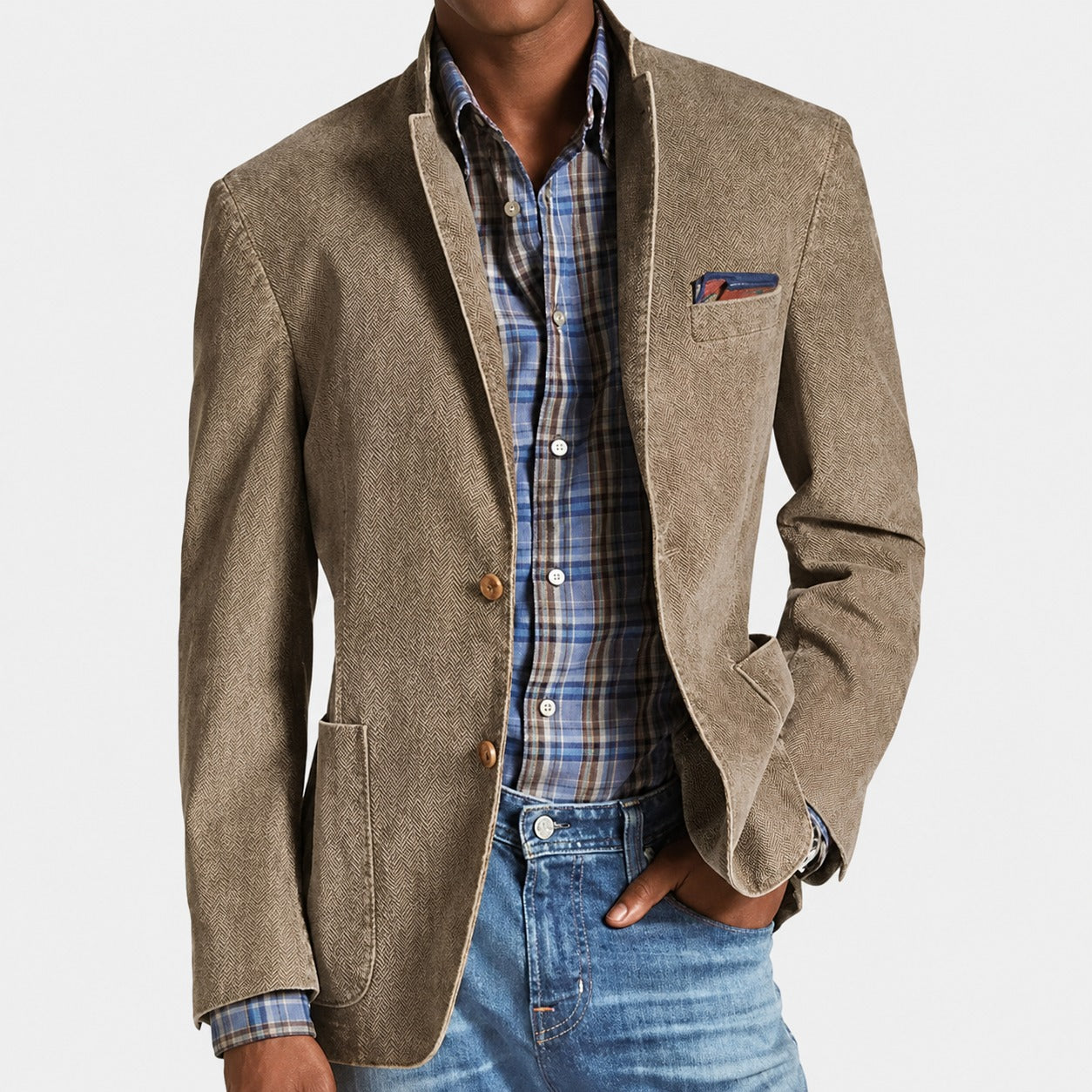 Marco - Einreihiger Blazer im Retro-Stil