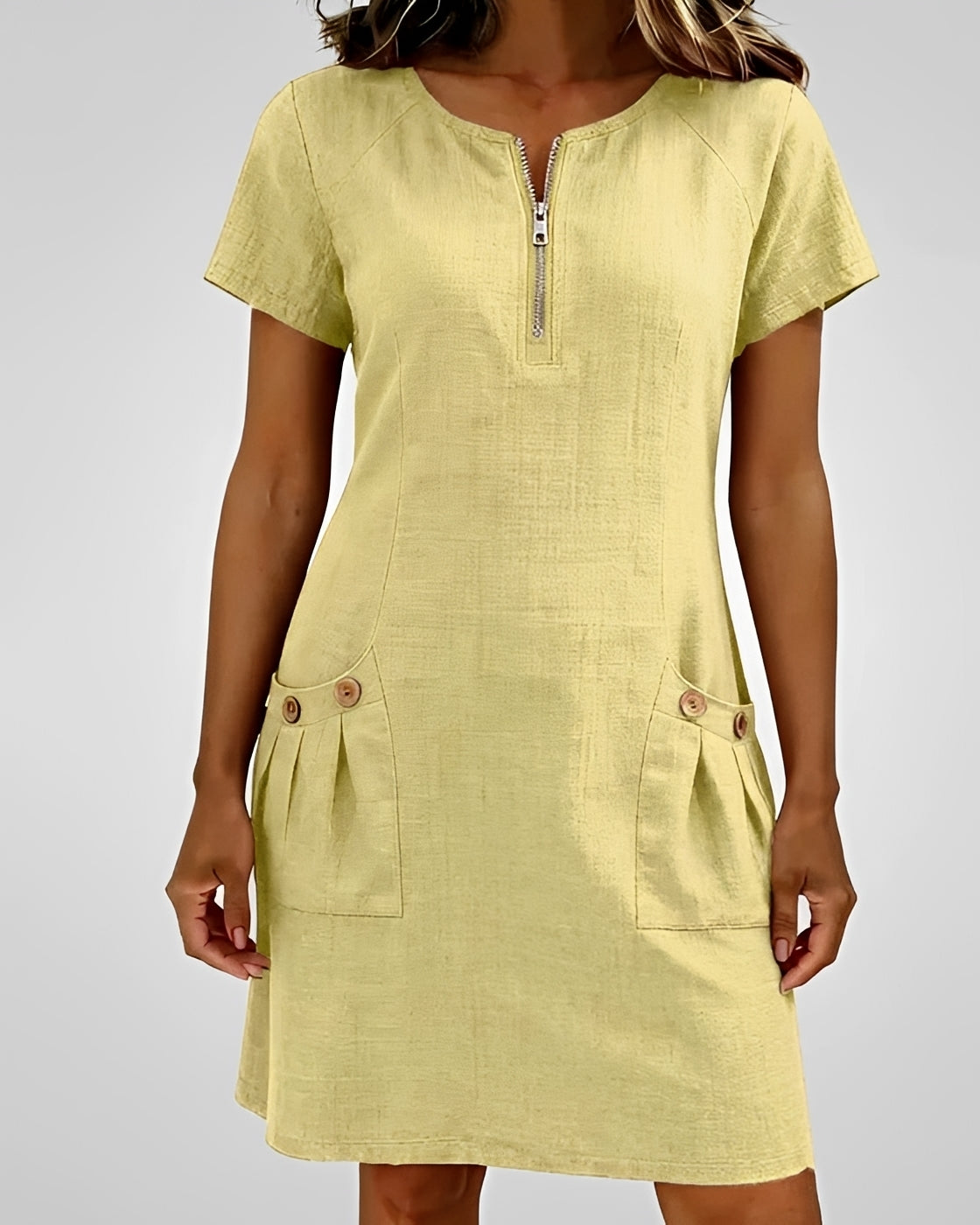Emelia - Zeitgemäßes Kleid mit Zipper