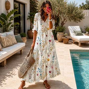 Lindsay - Leichtes Boho-Kleid mit Details