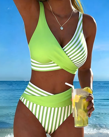 Angelica - Schicker Gestreifter Bikini