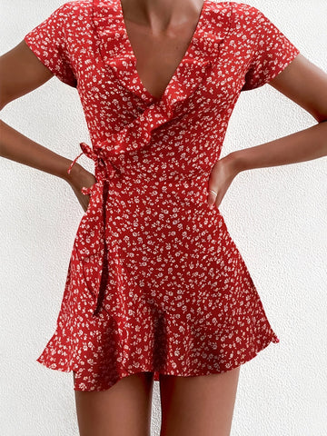 Betsy - Stilvolles Mini-Kleid mit Blumenmuster