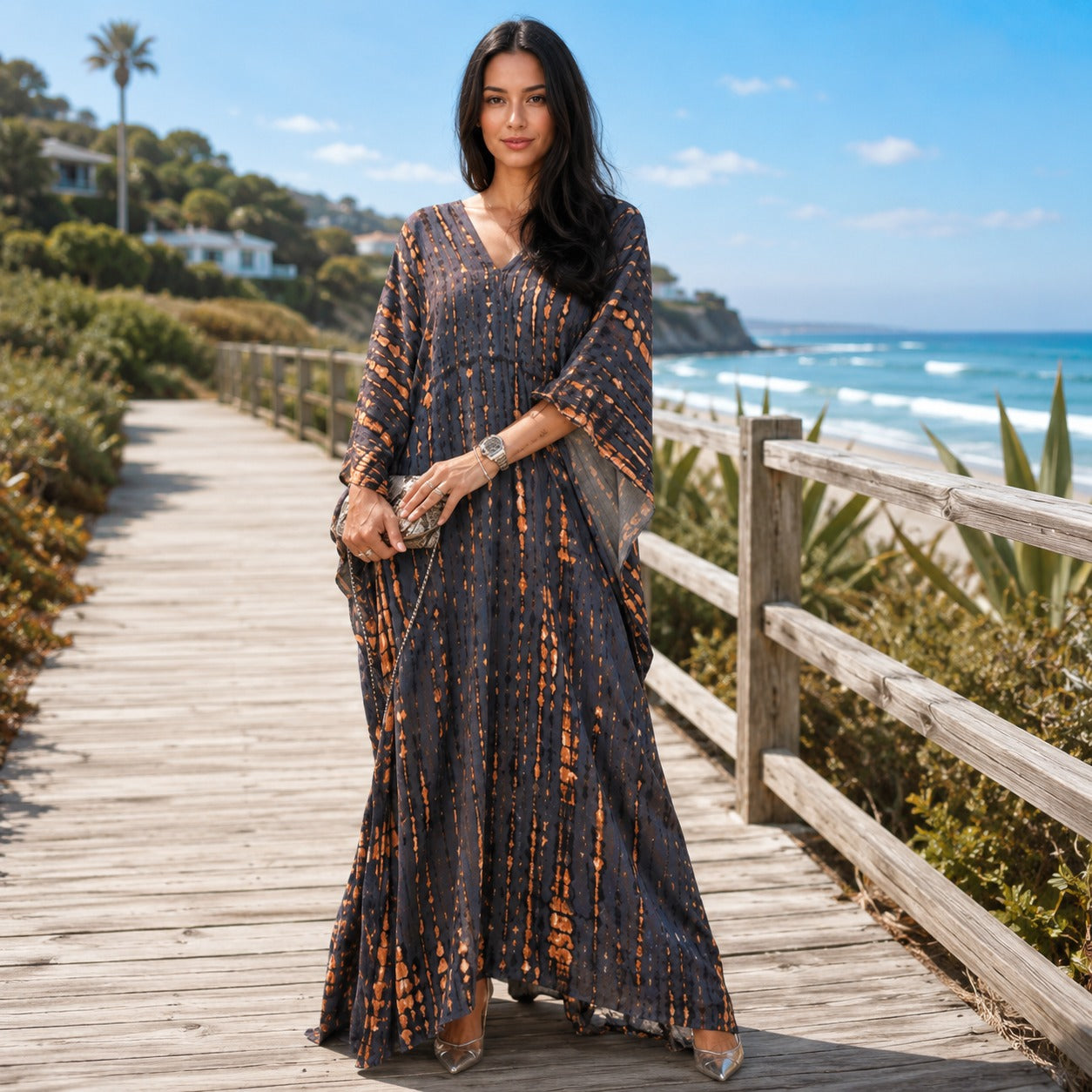 Emmy - Schickes Boho-Maxikleid