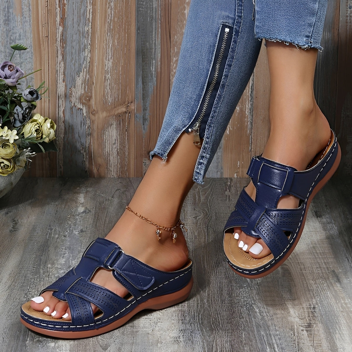 Elouise - Komfortable Sandalen mit justierbaren Riemen