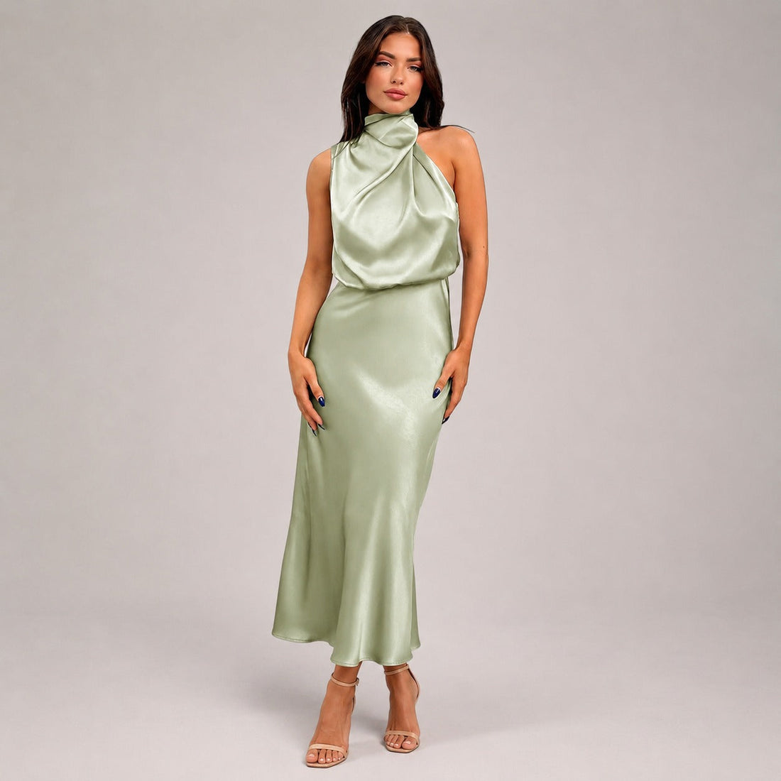 Lillie - Elegantes Neckholder-Kleid