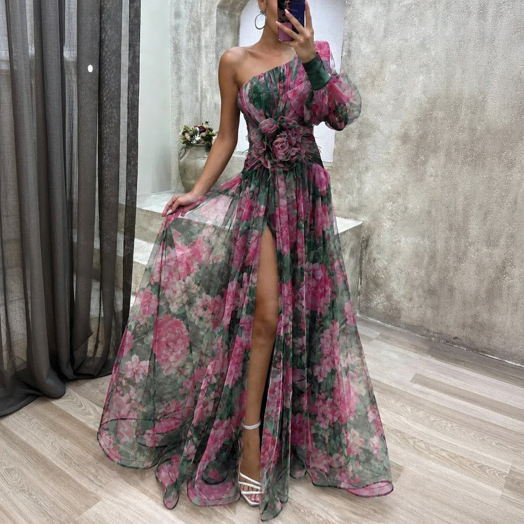 Rowe - Stilvolles Maxi-Kleid mit Blumendesign