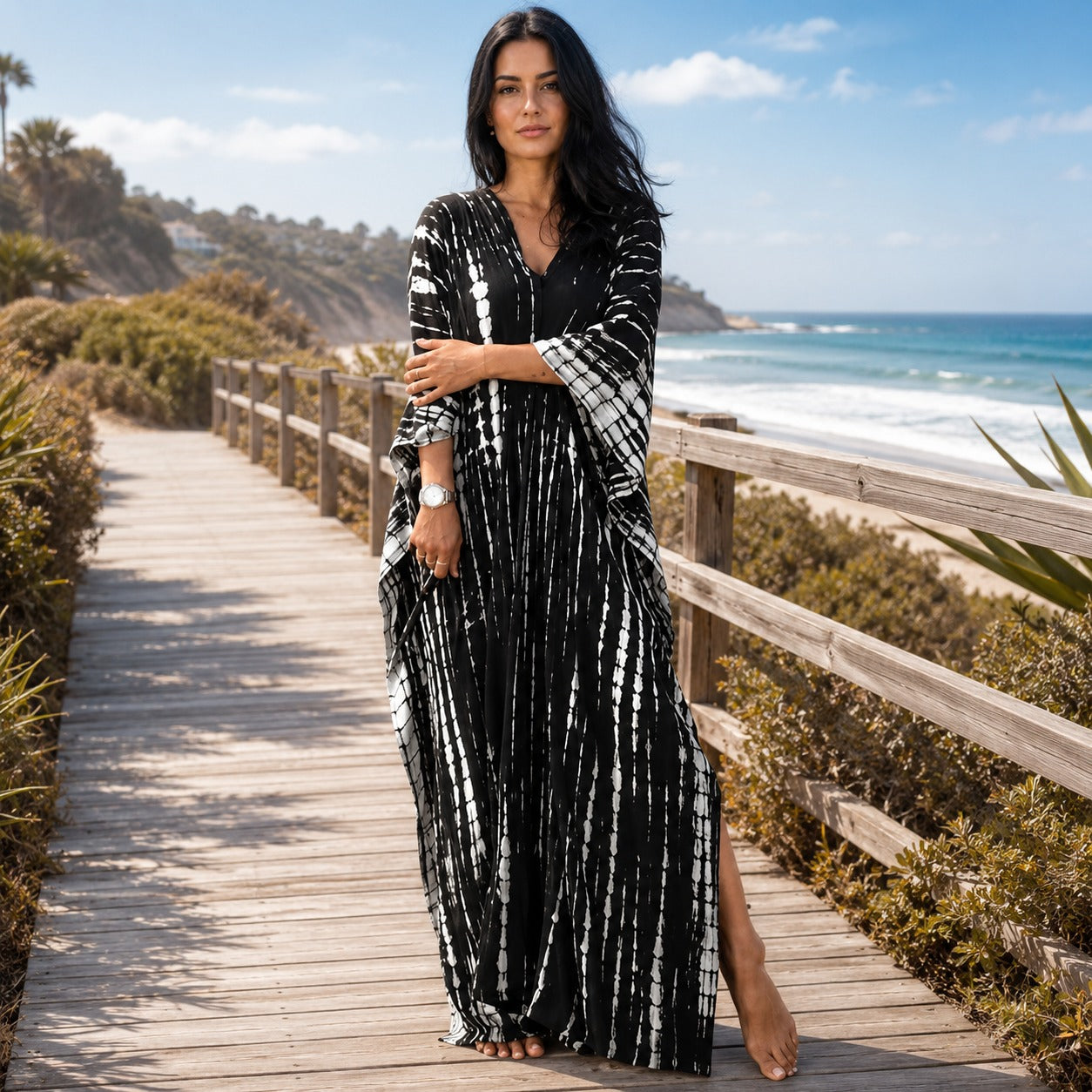 Emmy - Schickes Boho-Maxikleid