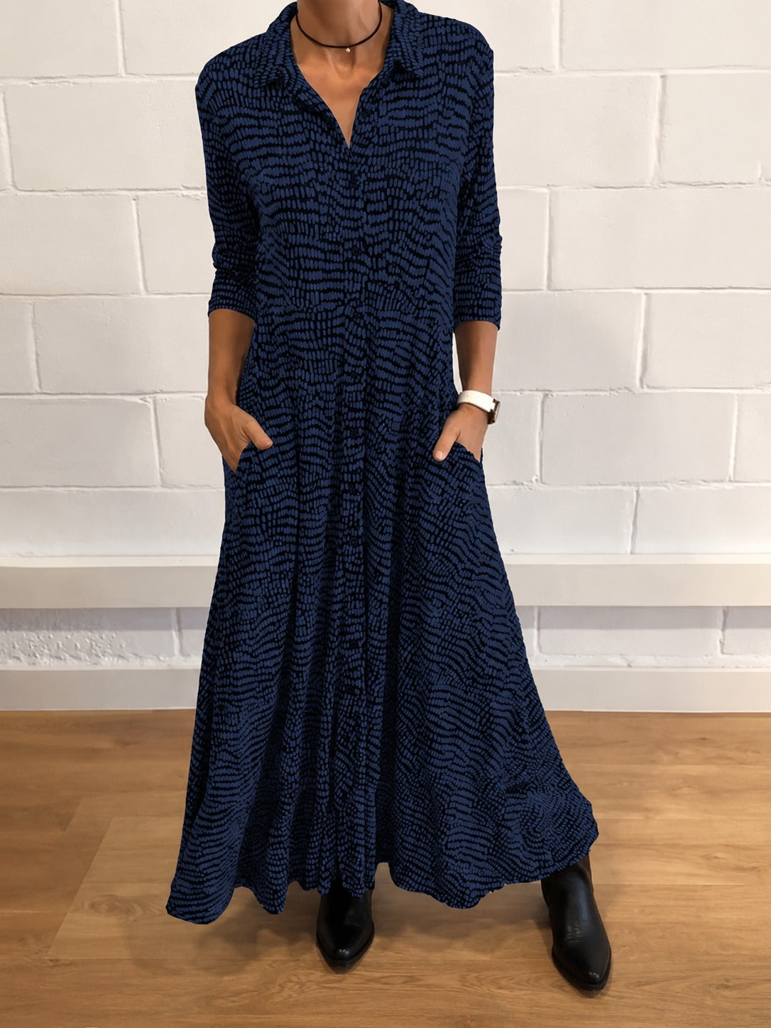 Salma - Schickes Kleid mit Taschenklappen