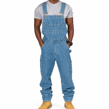 Stefan - Trendige Cargo-Hose im used Look mit vielen Taschen