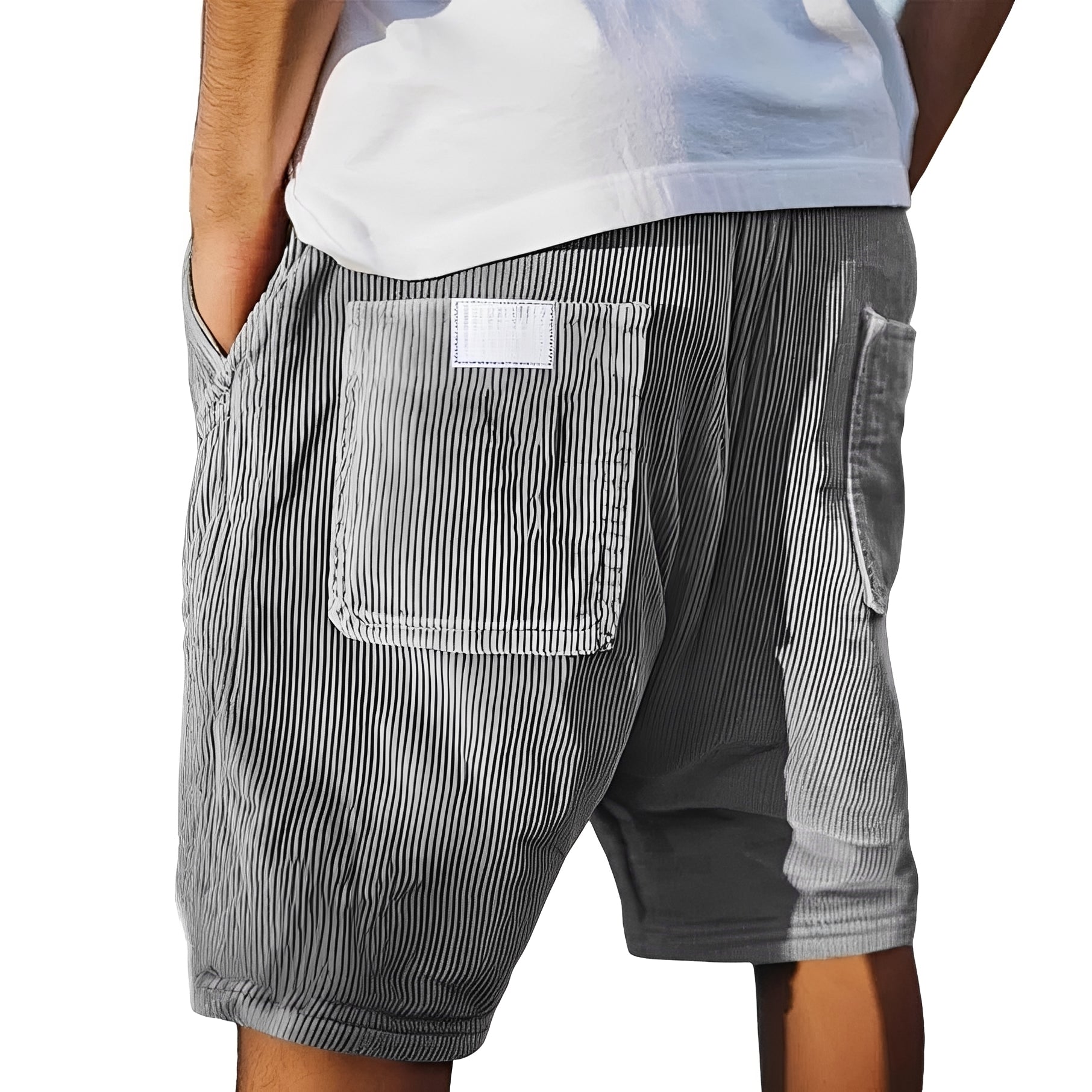 Ritchie - Bequeme Shorts mit Streifenmotiv