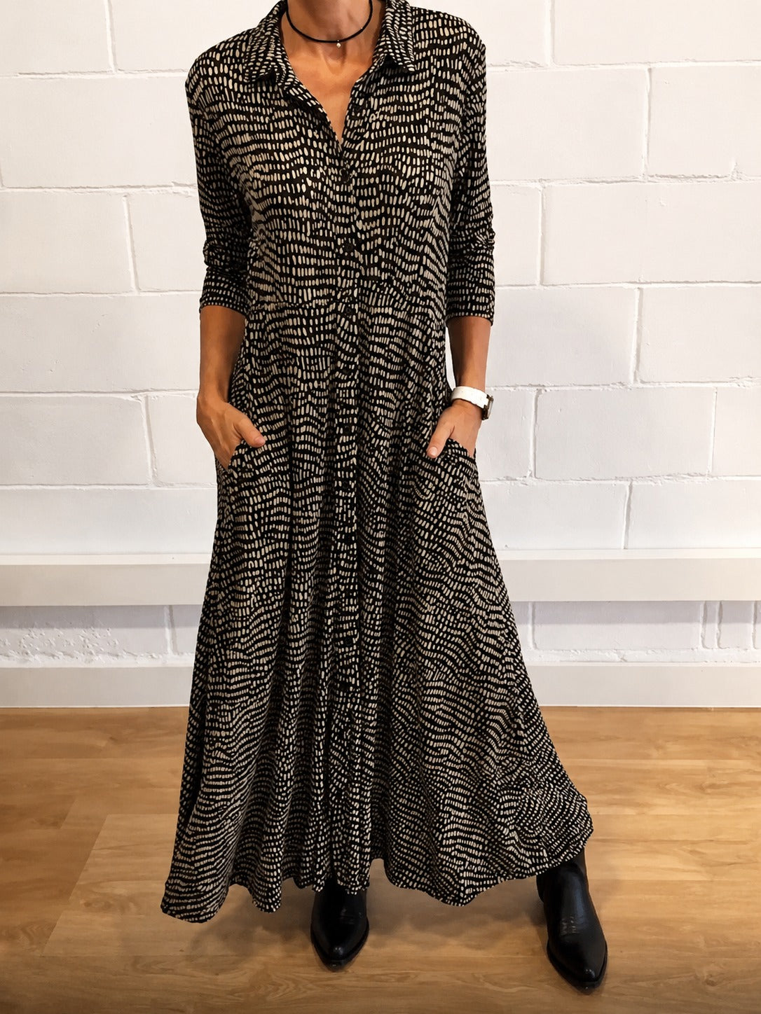 Salma - Schickes Kleid mit Taschenklappen