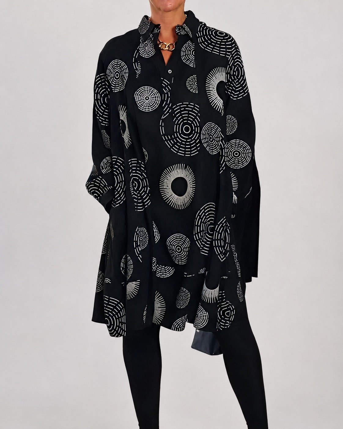 Lacie - Bequemes Kleid mit Kragendetail