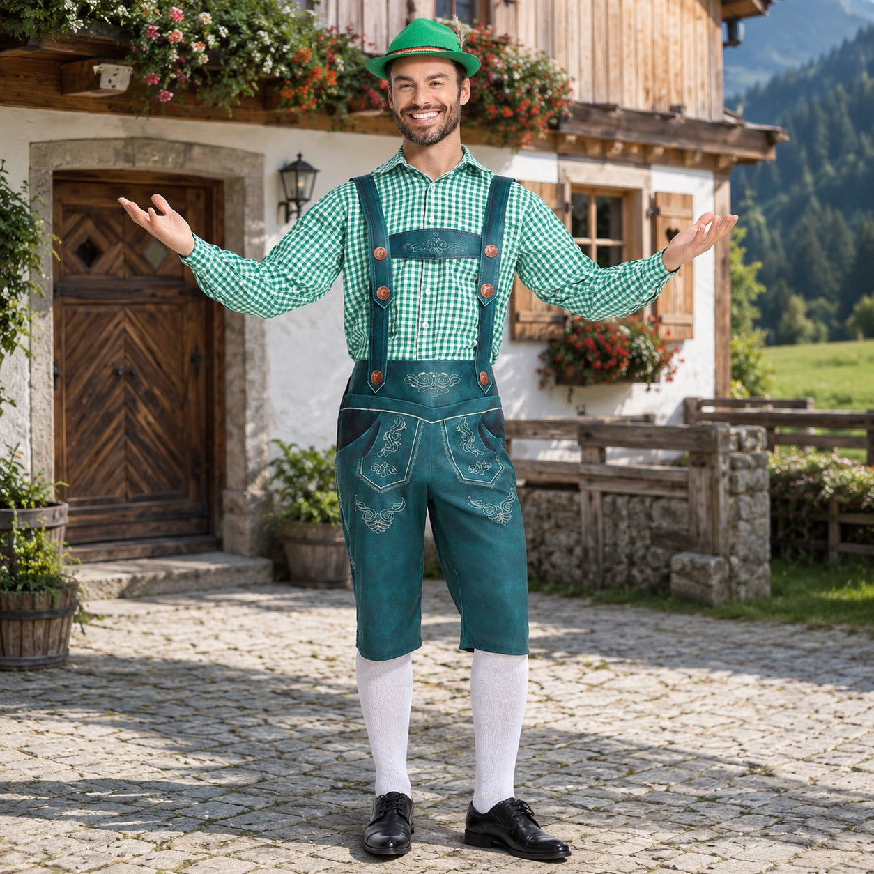 Ronald - Retro-modische Oktoberfest-Shorts