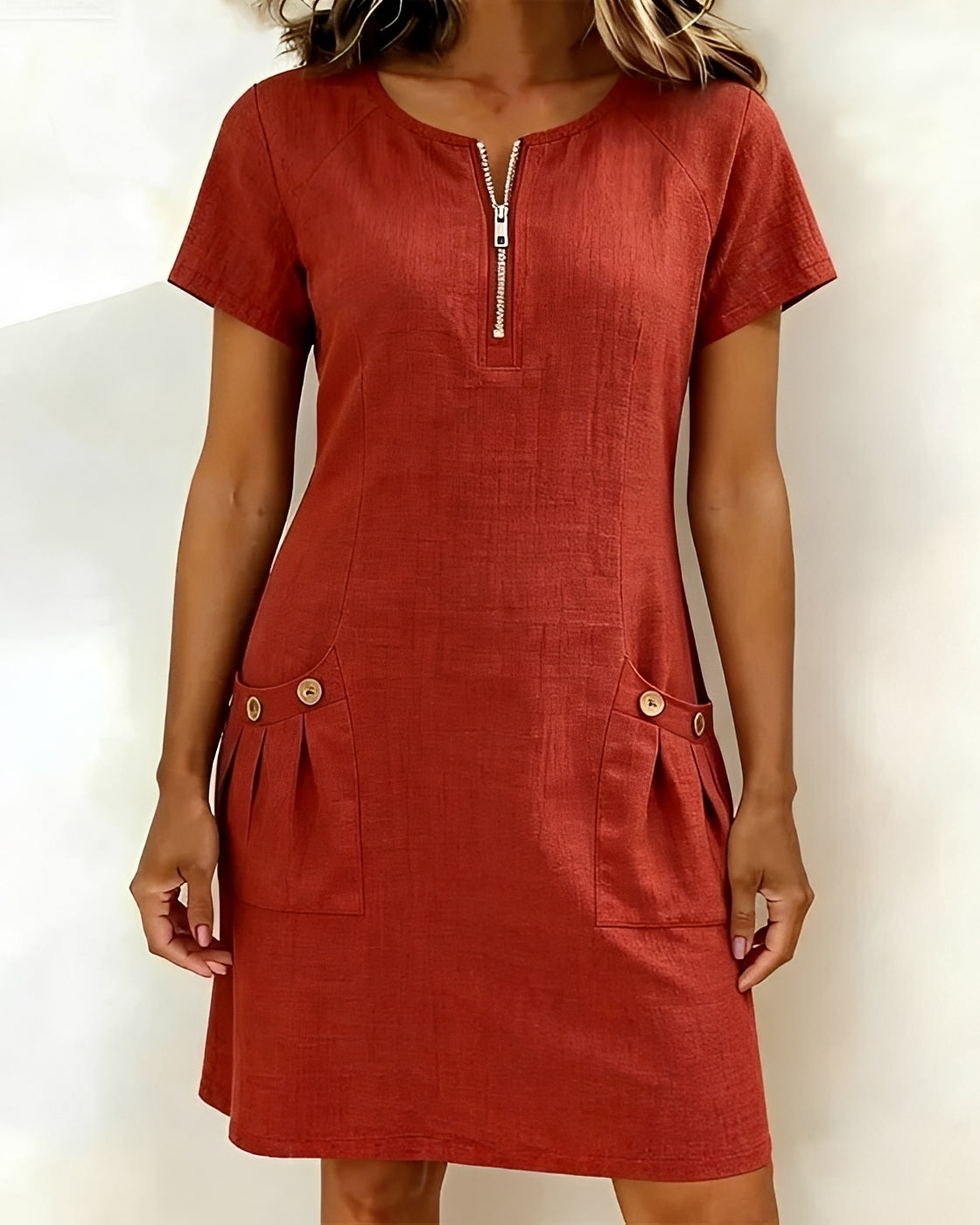 Emelia - Zeitgemäßes Kleid mit Zipper