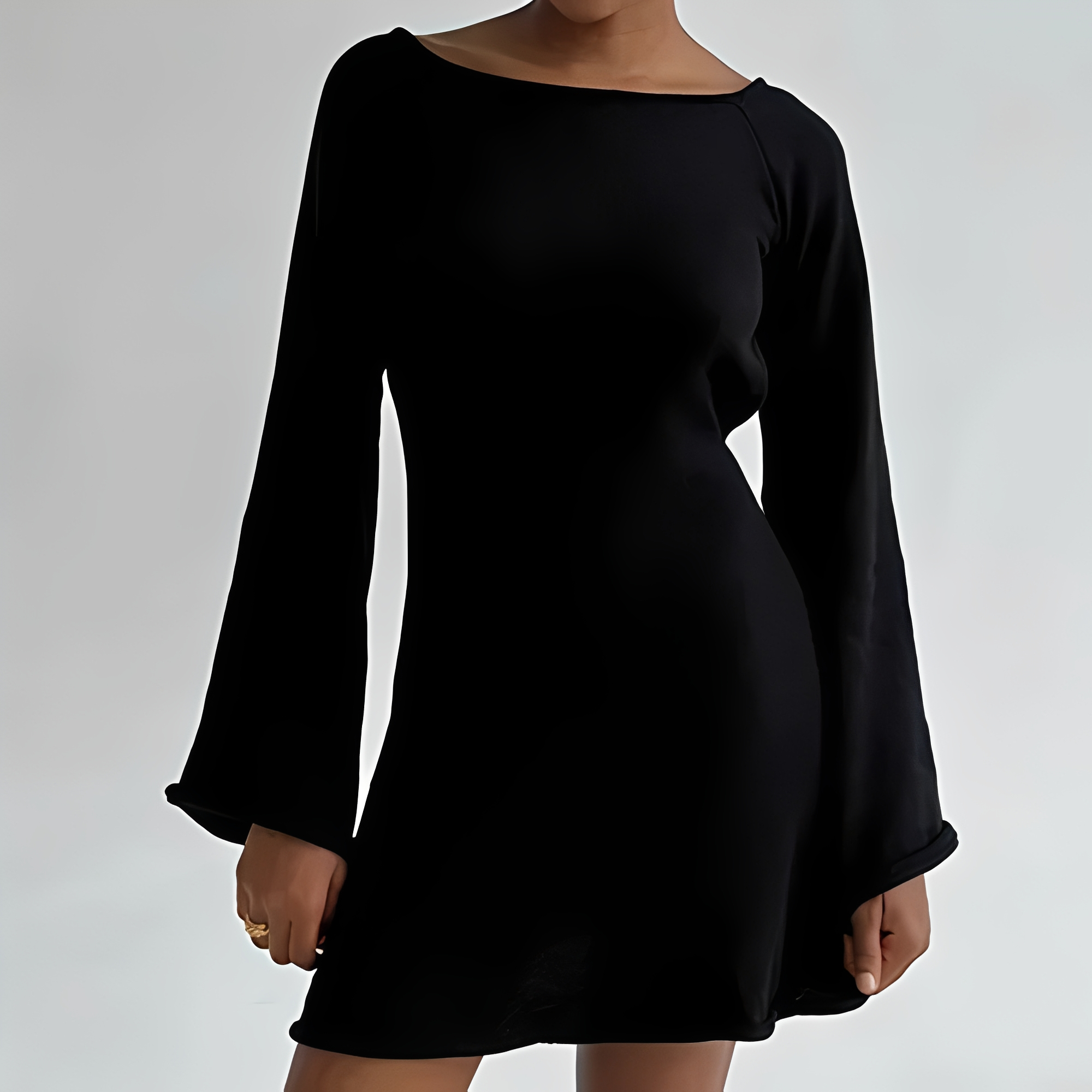 Aryana - Stilvolles Sommerkleid mit langen Ärmeln für Damen