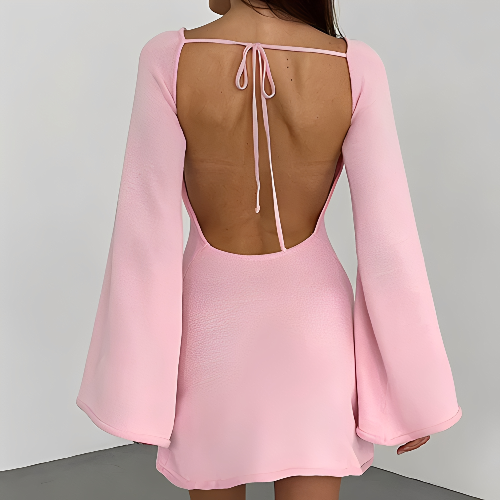 Aryana - Stilvolles Sommerkleid mit langen Ärmeln für Damen