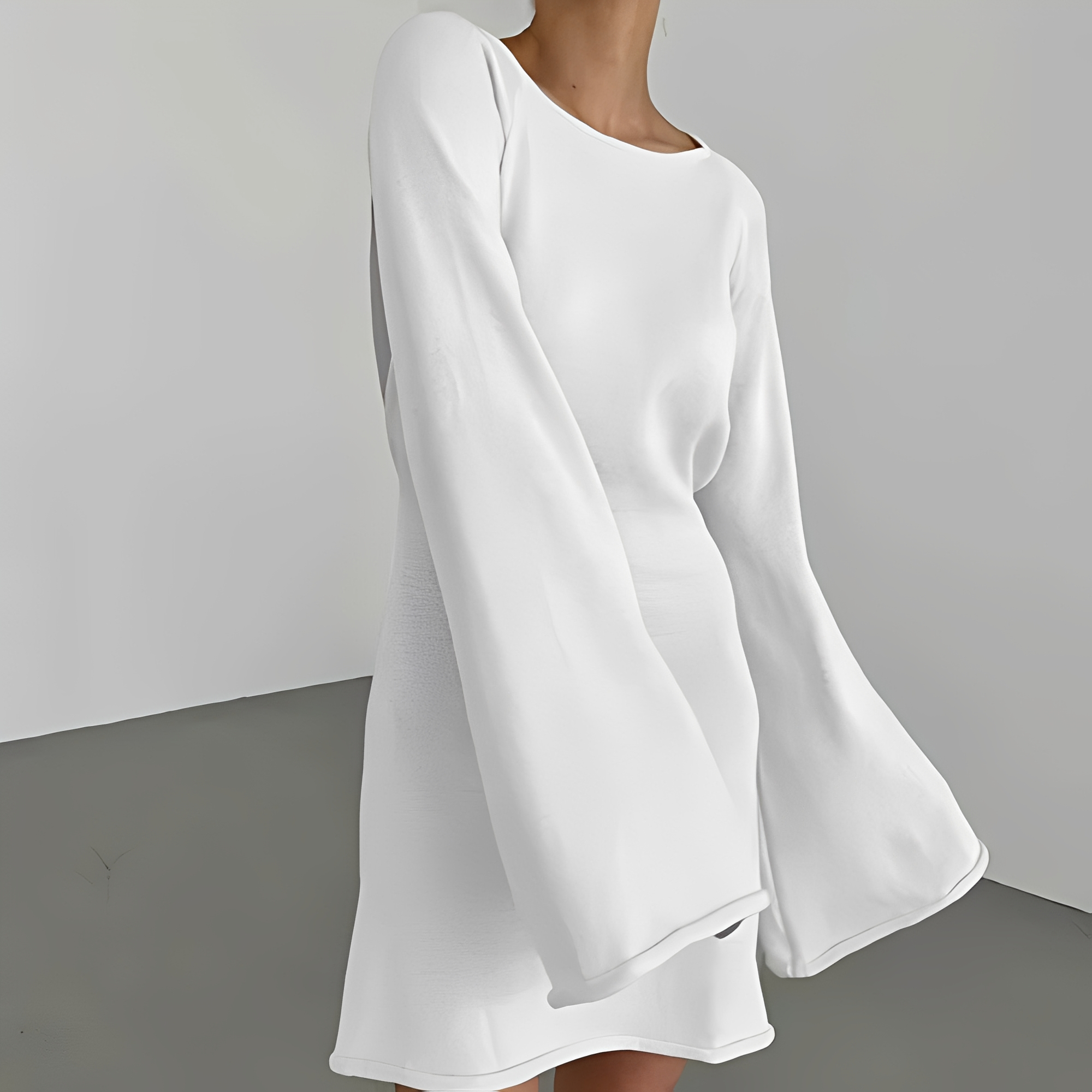 Aryana - Stilvolles Sommerkleid mit langen Ärmeln für Damen