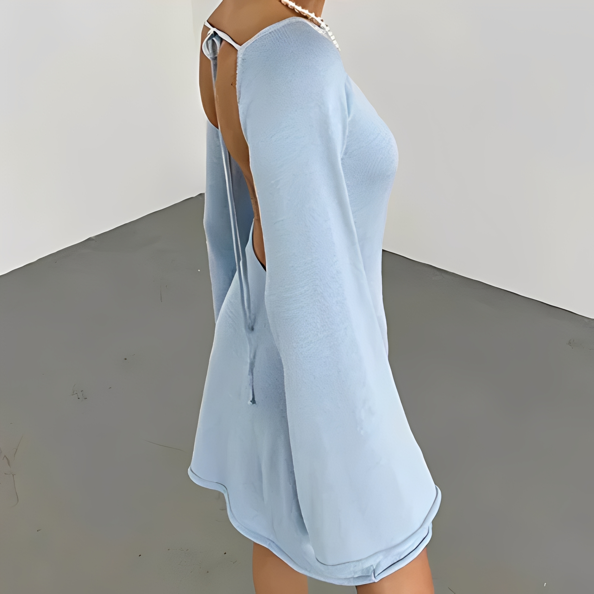 Aryana - Stilvolles Sommerkleid mit langen Ärmeln für Damen