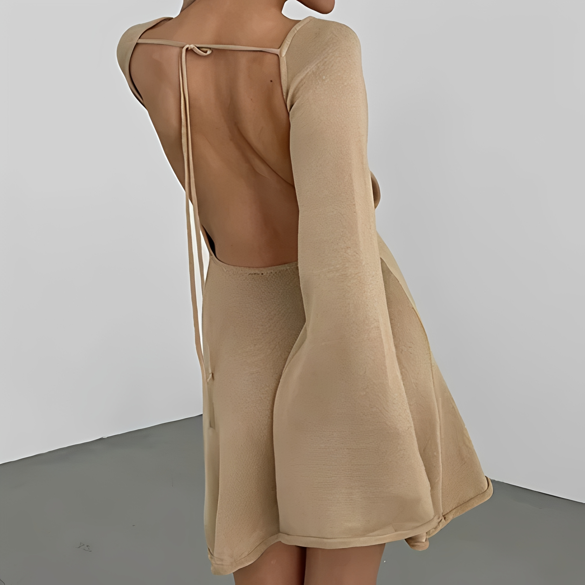 Aryana - Stilvolles Sommerkleid mit langen Ärmeln für Damen