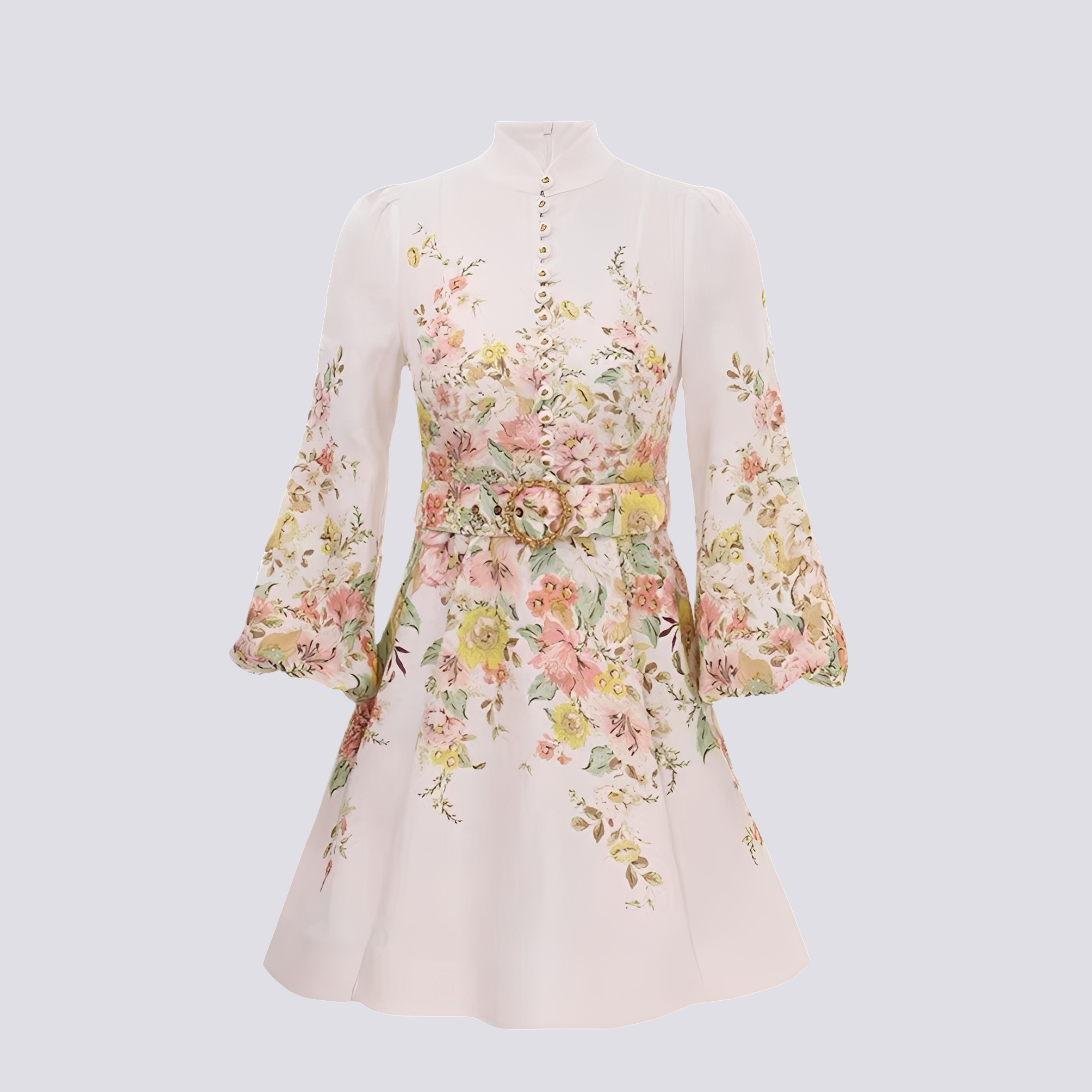 Saskia - Schickes Minikleid mit Knopfleiste für Damen