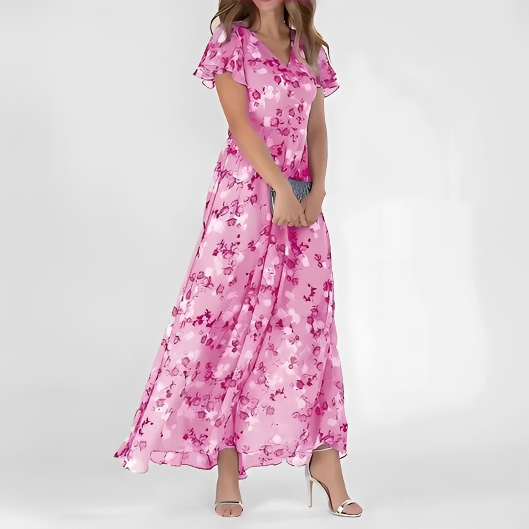 Davonie - Stilvolles Blumenkleid