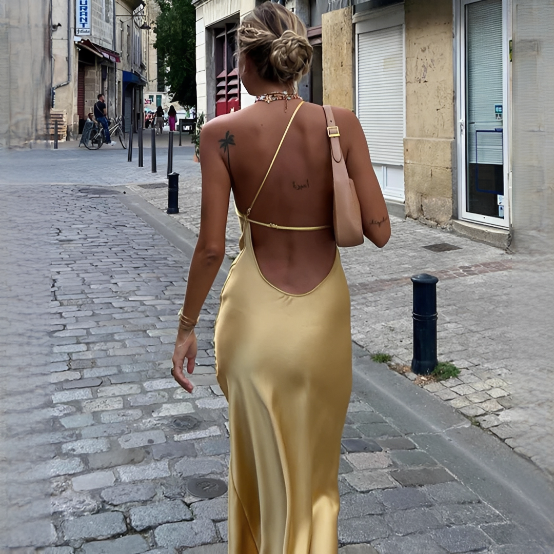 Arcelie - Elegantes und stilvolles langes Kleid