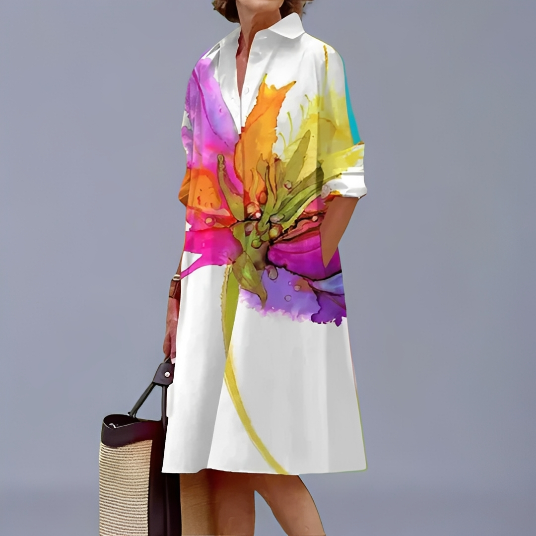 Vevien - Stilvolles, fließendes Kleid