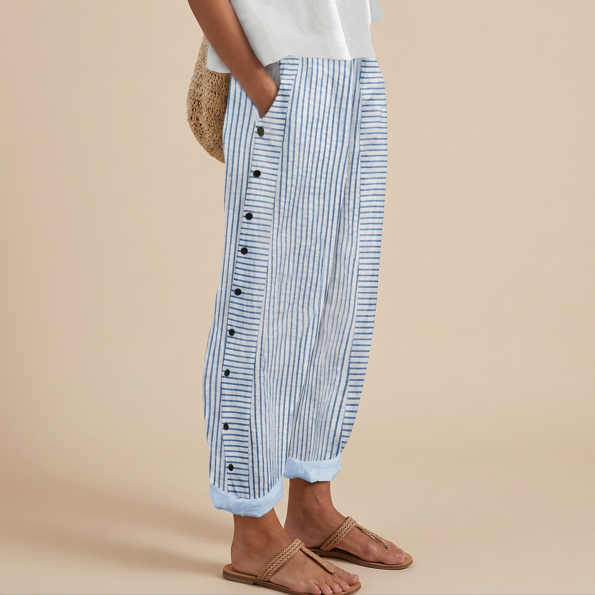 Rachael - Bequem geschnittene Hose mit Seitentaschen