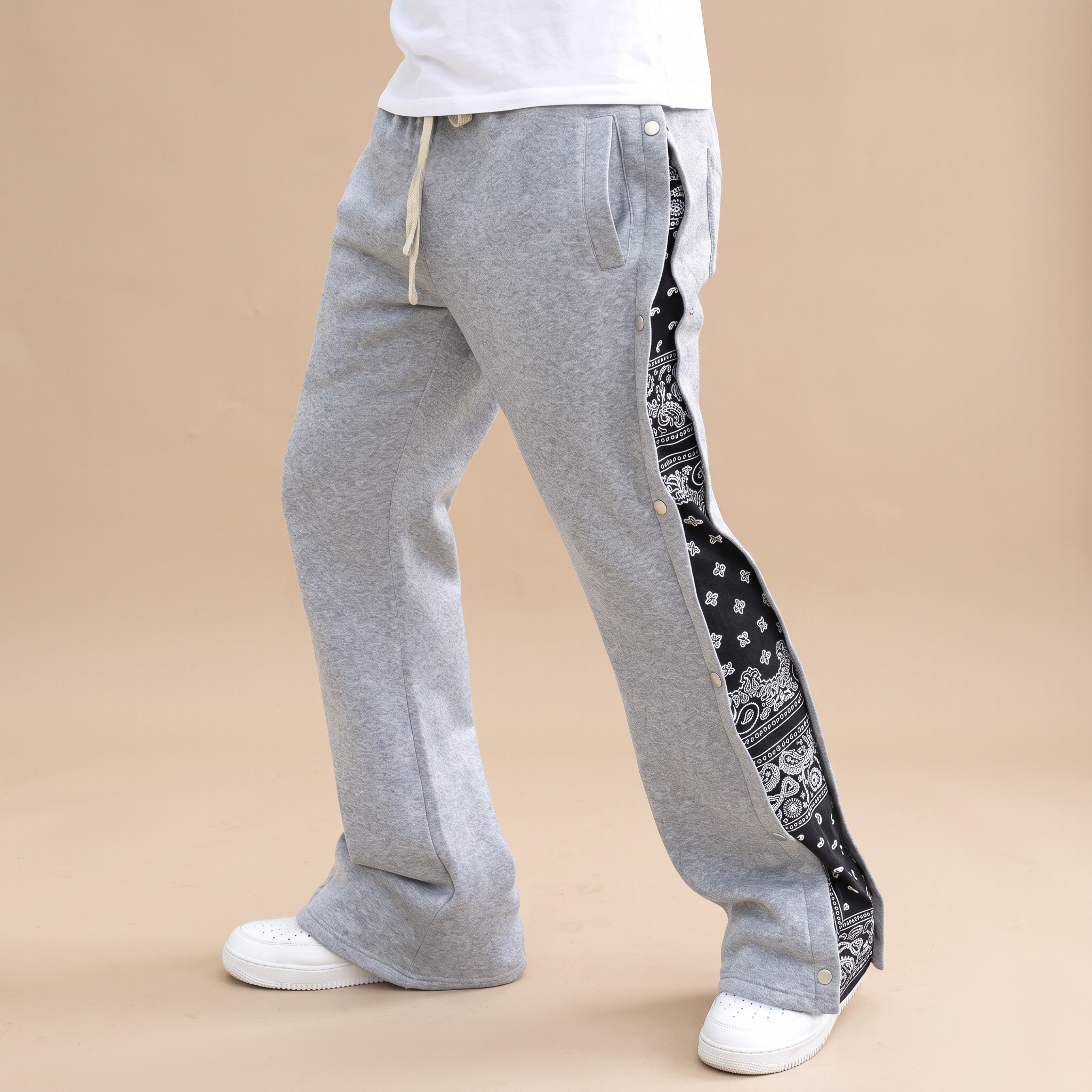 Reuben - Moderne Freizeithose mit zweigeteiltem Design