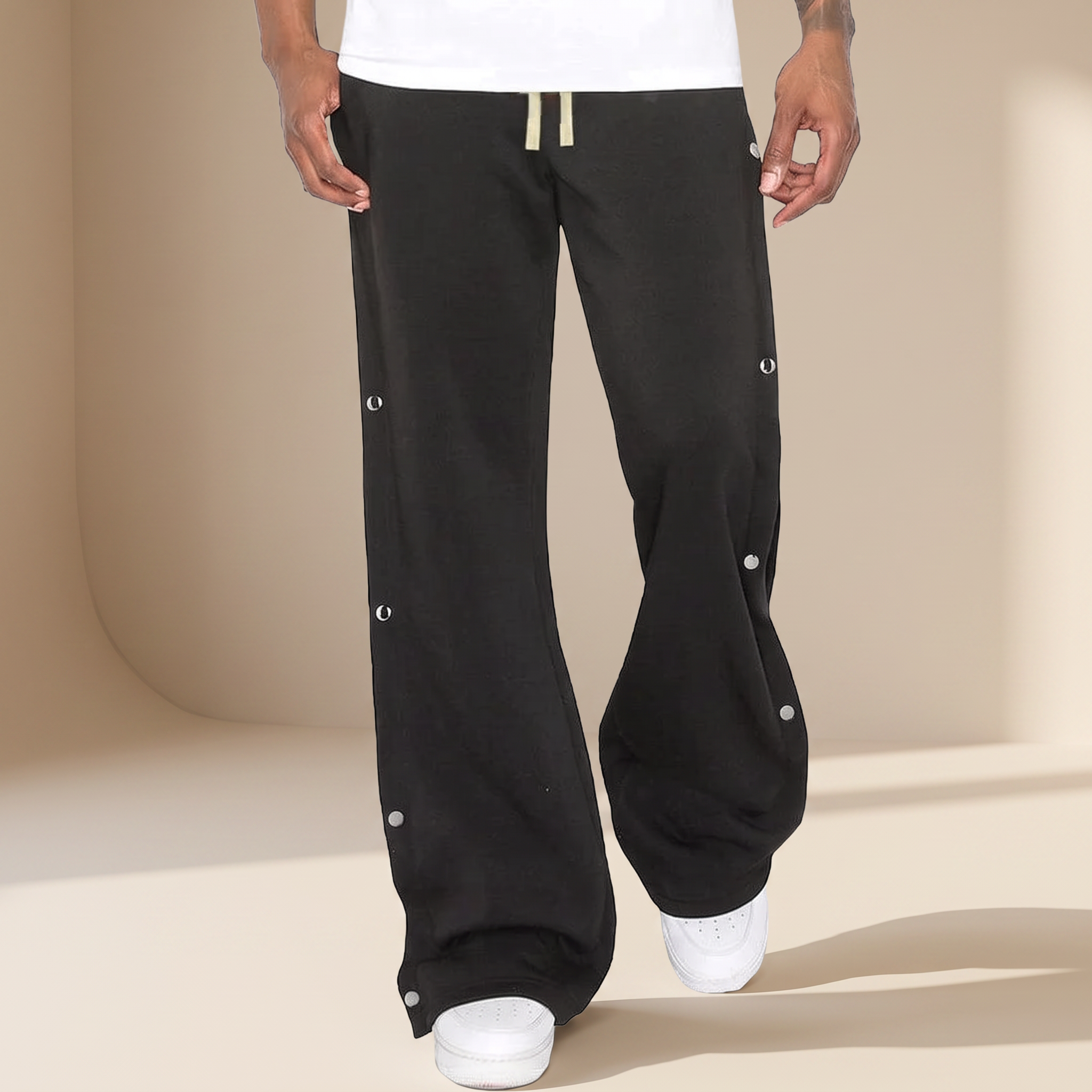 Reuben - Moderne Freizeithose mit zweigeteiltem Design