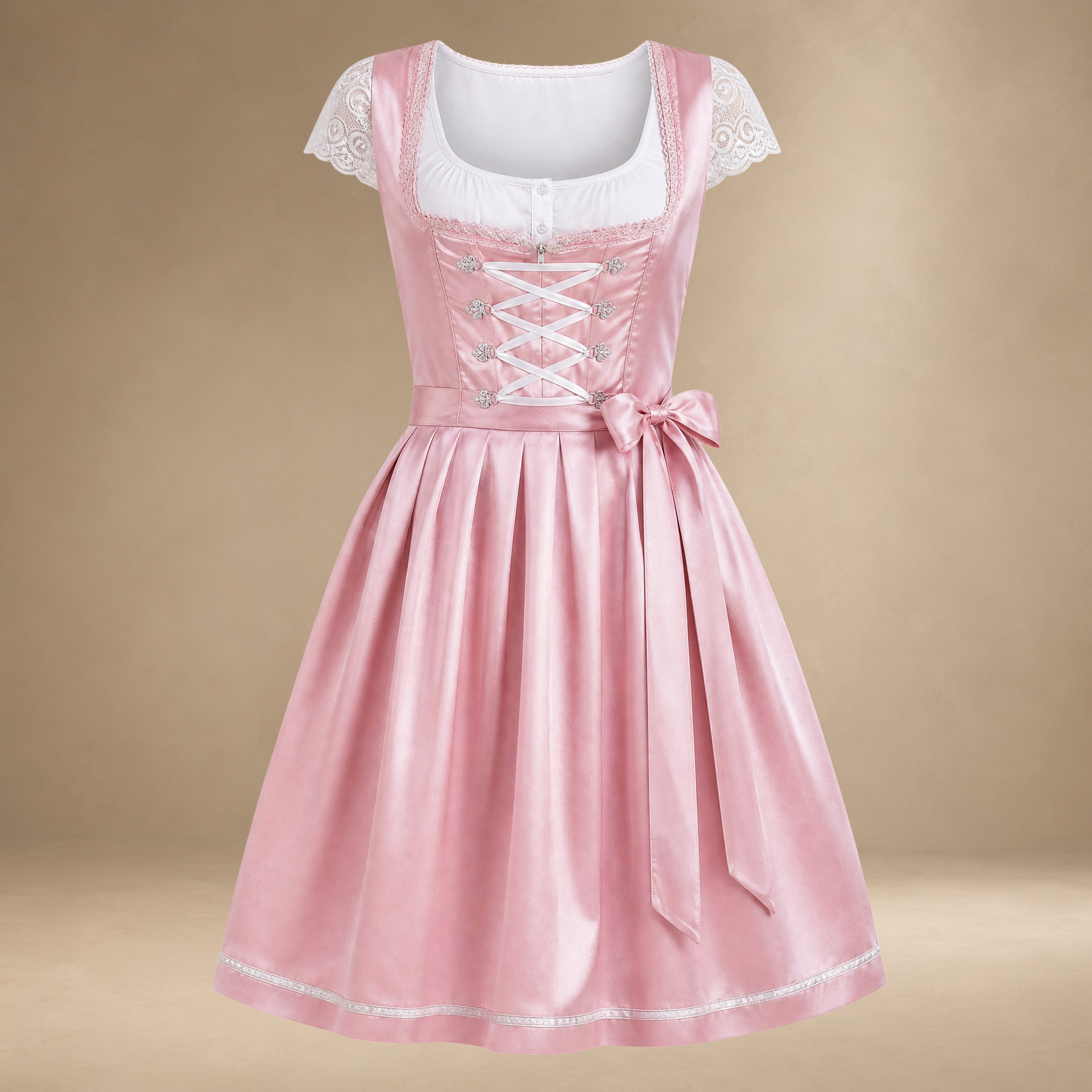 Ariana - Einfaches Oktoberfest-Midikleid