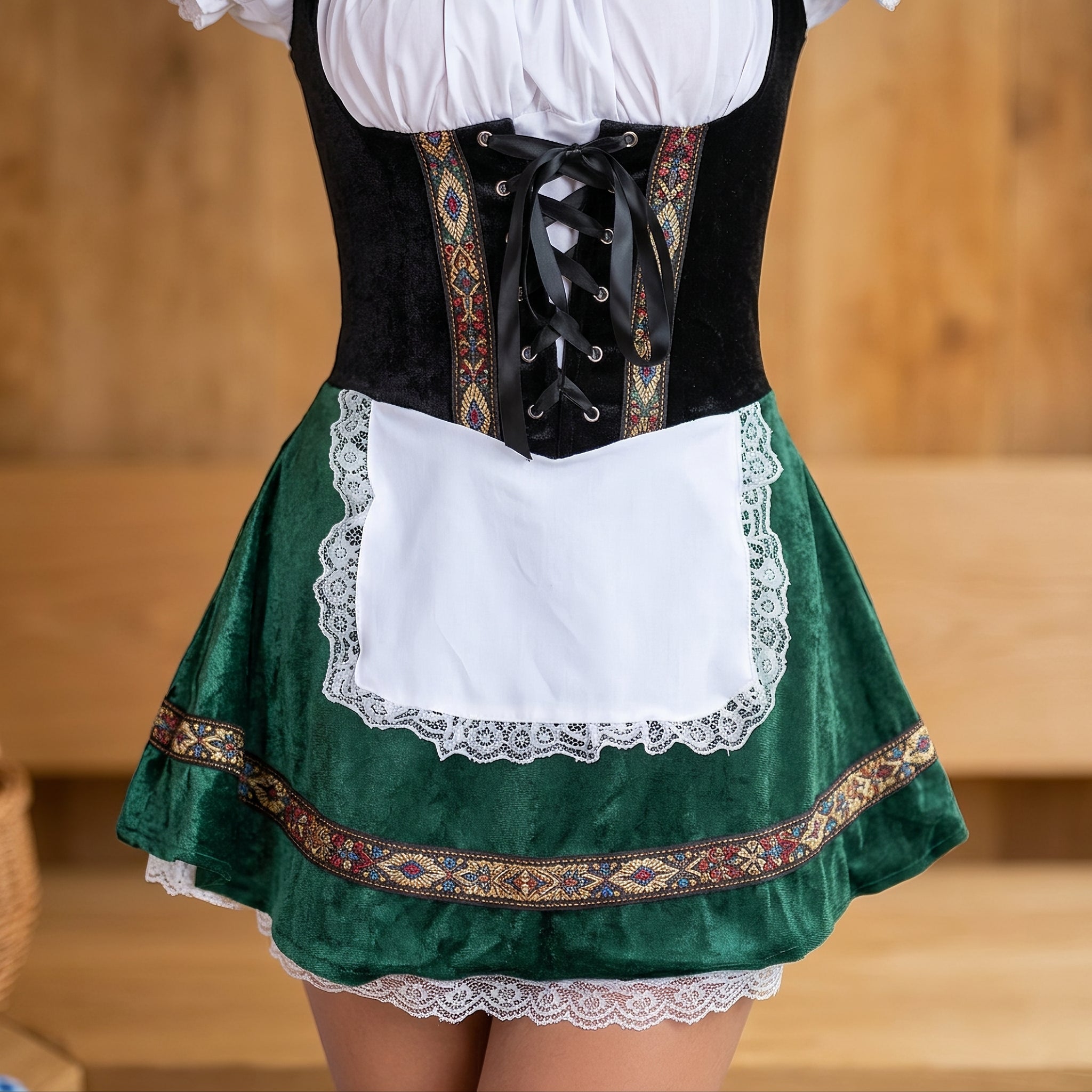 Donna - Stilvolles kurzes Oktoberfest-Dirndl-Kleid