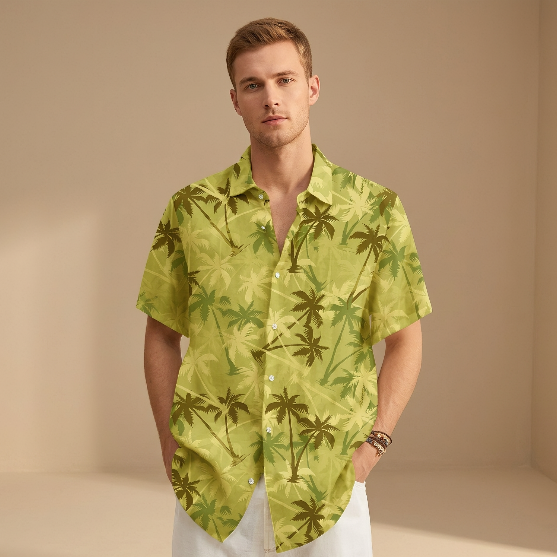Jenson - Shirt mit tropischem Design